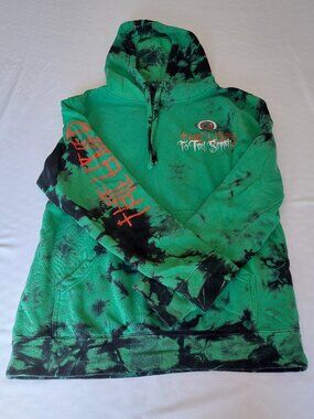 The Used To Feel Something Limited Edition Green and Black tie-dye Hoodie